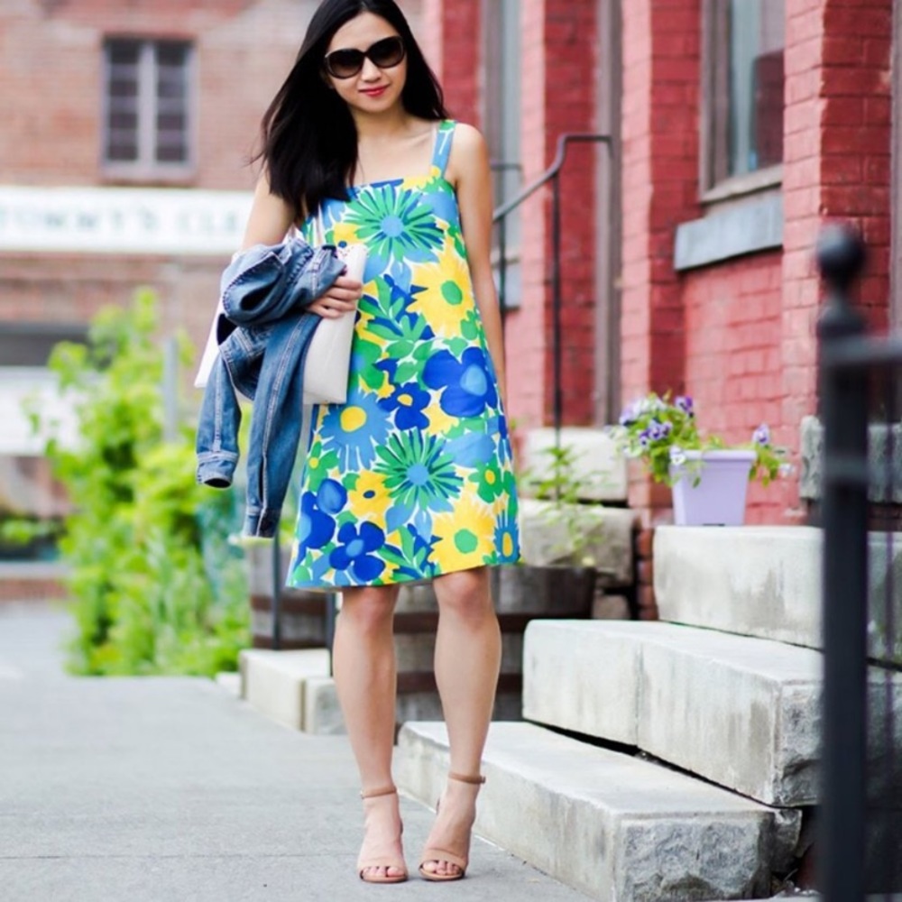 J. CREW Morning Floral Sleeveless Linen Sheath
Dress Size 00